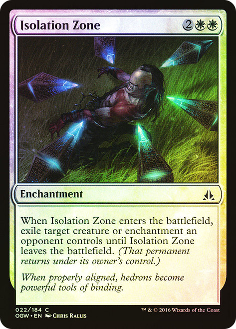 Isolation Zone\nOath of the Gatewatch\nSingle\nMagic The Gathering
