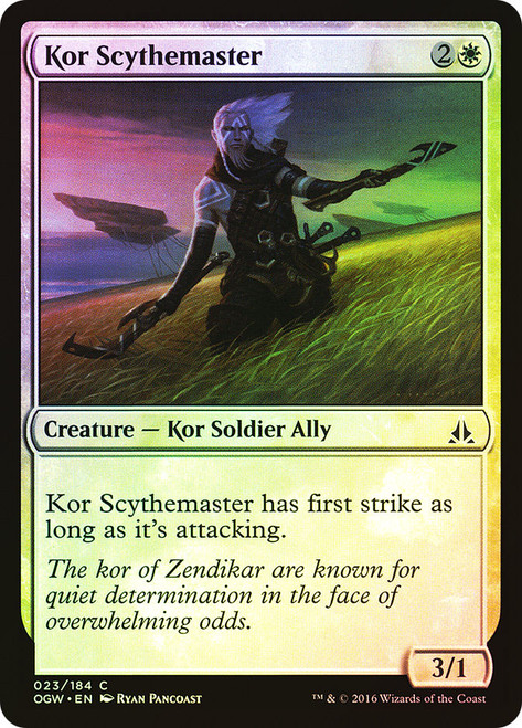 Kor Scythemaster\nOath of the Gatewatch\nSingle\nMagic The Gathering