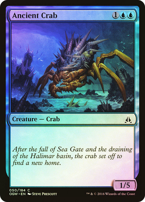 Ancient Crab\nOath of the Gatewatch\nSingle\nMagic The Gathering