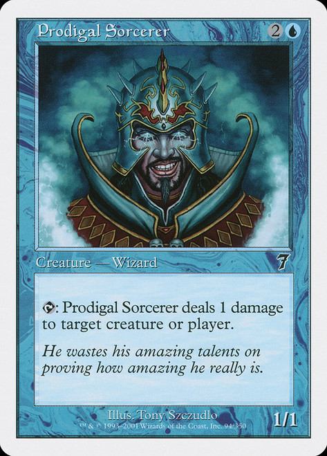 Prodigal Sorcerer\n7th Edition\nSingle\nMagic The Gathering
