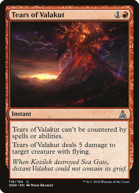 Tears of Valakut\nOath of the Gatewatch\nSingle\nMagic The Gathering
