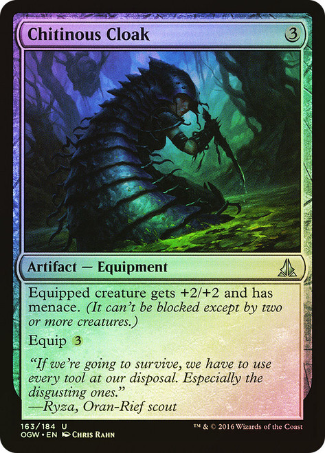 Chitinous Cloak\nOath of the Gatewatch\nSingle\nMagic The Gathering