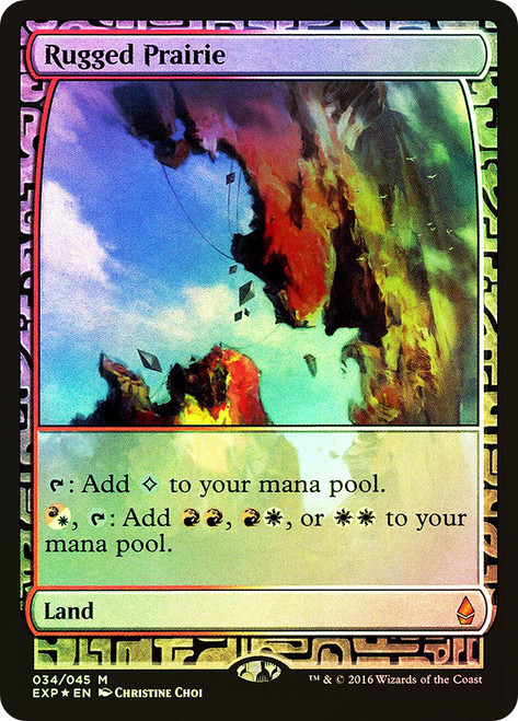 Rugged Prairie (Full Art)\nMasterpiece Series: Zendikar Expeditions\nSingle\nMagic The Gathering
