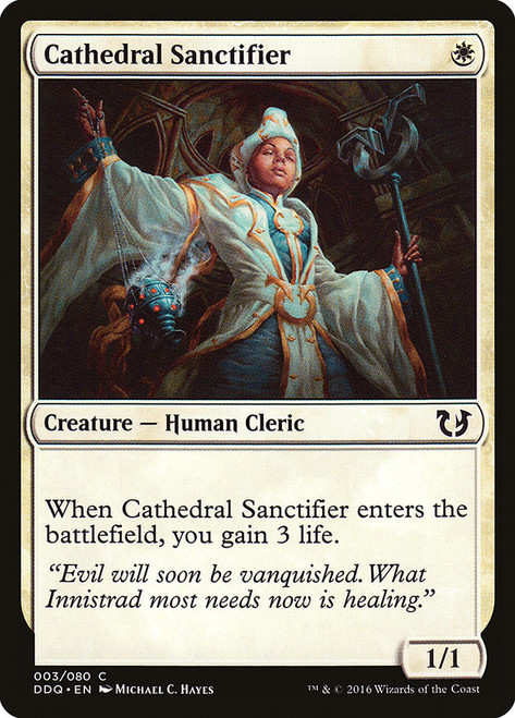 Cathedral Sanctifier\nDuel Decks: Blessed vs. Cursed\nSingle\nMagic The Gathering