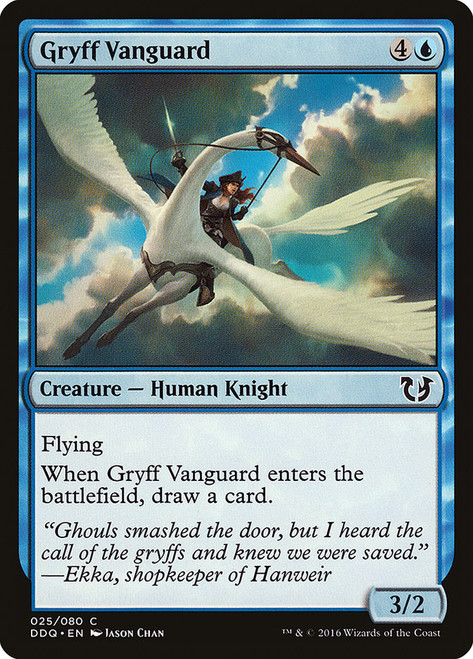 Gryff Vanguard\nDuel Decks: Blessed vs. Cursed\nSingle\nMagic The Gathering