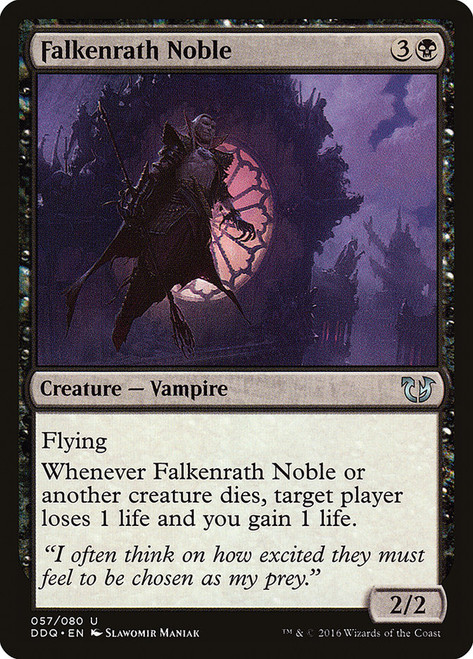 Falkenrath Noble\nDuel Decks: Blessed vs. Cursed\nSingle\nMagic The Gathering