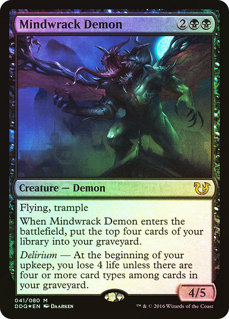 Mindwrack Demon\nDuel Decks: Blessed vs. Cursed\nSingle\nMagic The Gathering