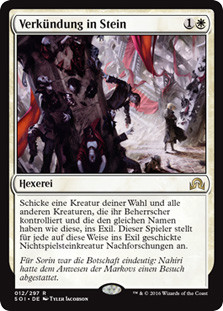 Declaration in Stone
Shadows over Innistrad - German
Single
Magic The Gathering