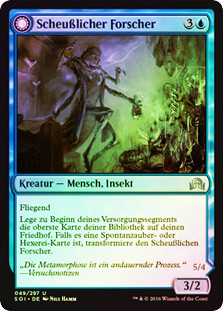 Aberrant Researcher // Perfected Form
Shadows over Innistrad - German
Single
Magic The Gathering