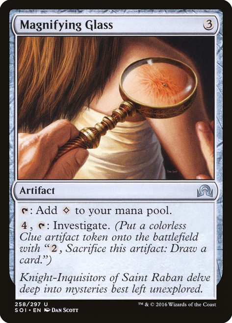 Magnifying Glass\nShadows over Innistrad\nSingle\nMagic The Gathering