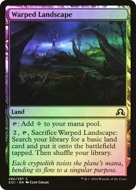 Warped Landscape\nShadows over Innistrad\nSingle\nMagic The Gathering