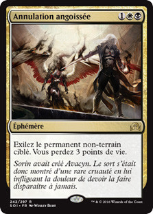 Anguished Unmaking
Shadows over Innistrad - French
Single
Magic The Gathering