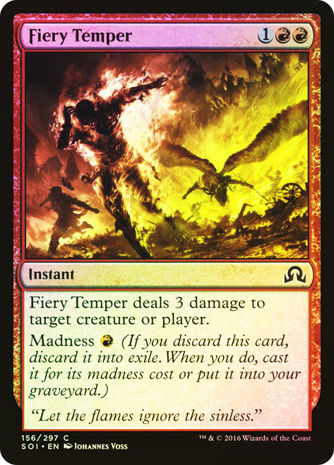 Fiery Temper | Shadows over Innistrad - Russian | Star City Games