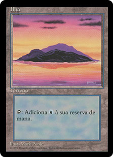 Island (B) (BB) | 4th Edition - Black Border - Spanish | Star City 