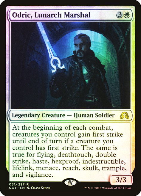 Odric, Lunarch Marshal\nShadows over Innistrad\nSingle\nMagic The Gathering