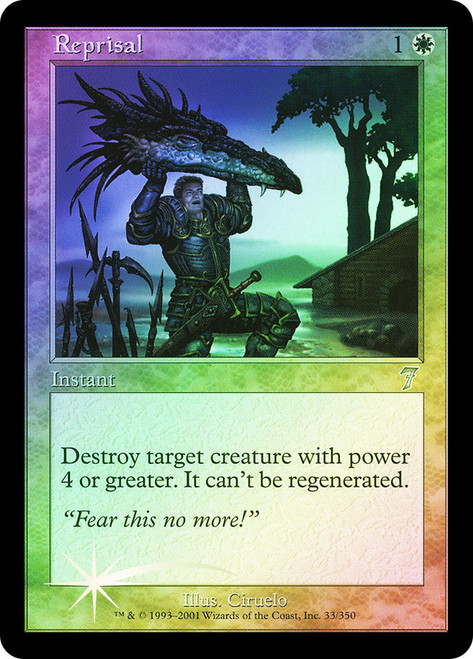 Reprisal\n7th Edition\nSingle\nMagic The Gathering