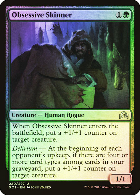 Obsessive Skinner\nShadows over Innistrad\nSingle\nMagic The Gathering