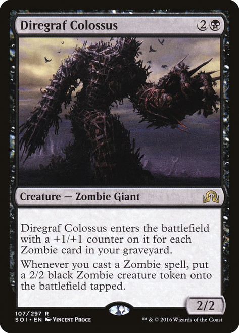 Diregraf Colossus\nShadows over Innistrad\nSingle\nMagic The Gathering