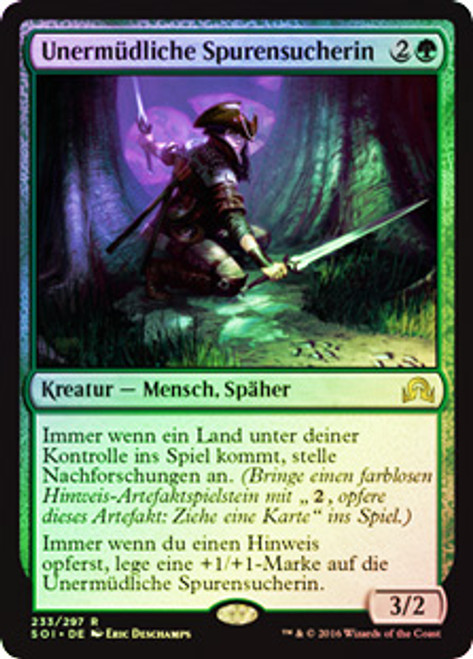 MTGプレイマット　不屈の追跡者　Tireless Tracker 190)《不屈の追跡者/Tireless Tracker》[MKC] 緑R | 日本最大級