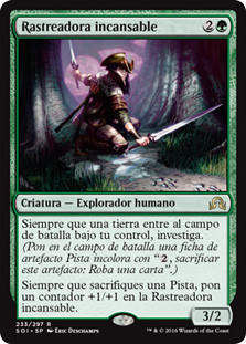 Tireless Tracker
Shadows over Innistrad - Spanish
Single
Magic The Gathering