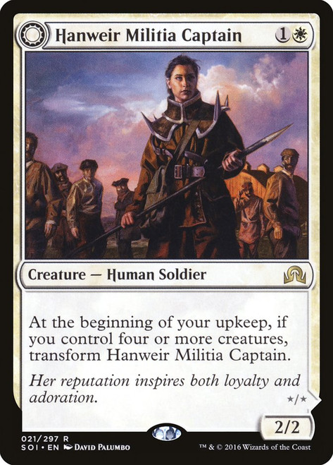 Hanweir Militia Captain // Westvale Cult Leader | Shadows over
