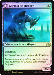 Thraben Gargoyle // Stonewing Antagonizer
Shadows over Innistrad - Spanish
Single
Magic The Gathering