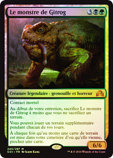 The Gitrog Monster
Shadows over Innistrad (Foil) - French
Single
Magic The Gathering