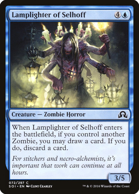 Lamplighter of Selhoff\nShadows over Innistrad\nSingle\nMagic The Gathering