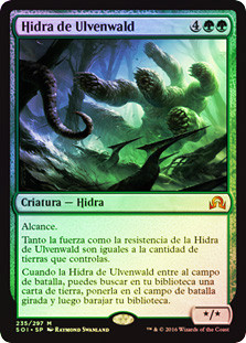 Ulvenwald Hydra
Shadows over Innistrad (Foil) - Spanish
Single
Magic The Gathering