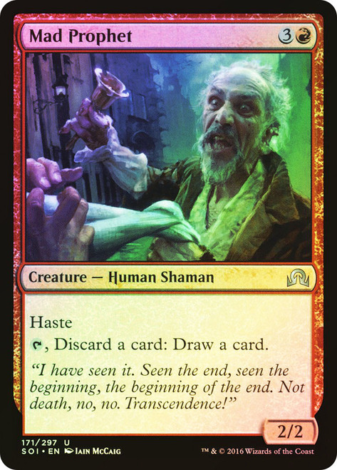 Mad Prophet\nShadows over Innistrad\nSingle\nMagic The Gathering