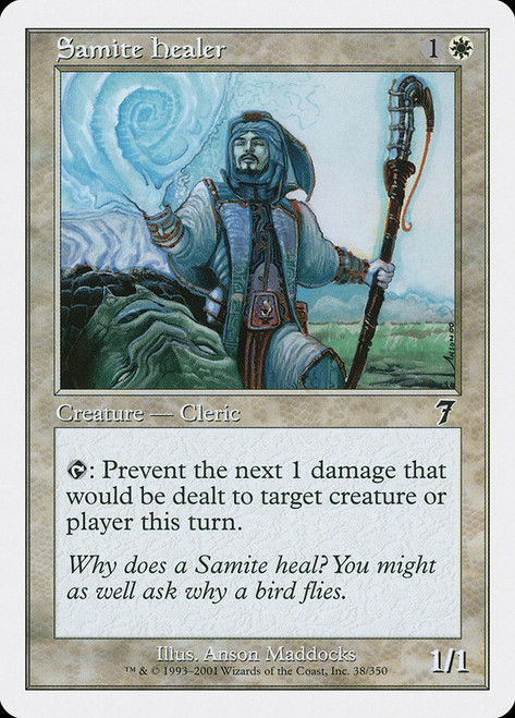 Samite Healer\n7th Edition\nSingle\nMagic The Gathering