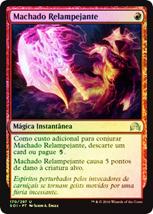 Lightning Axe
Shadows over Innistrad (Foil) - Portuguese
Single
Magic The Gathering