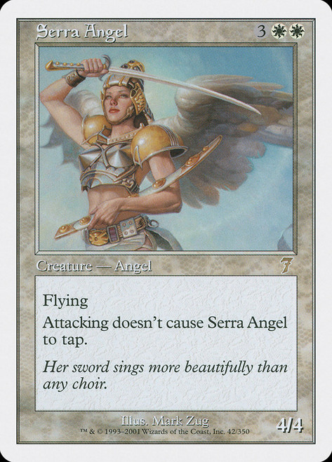 Serra Angel\n7th Edition\nSingle\nMagic The Gathering
