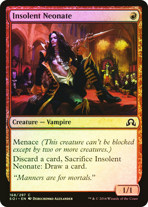 Insolent Neonate\nShadows over Innistrad\nSingle\nMagic The Gathering