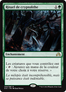 Cryptolith Rite
Shadows over Innistrad - French
Single
Magic The Gathering