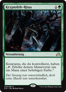 Cryptolith Rite
Shadows over Innistrad - German
Single
Magic The Gathering