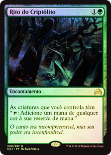Cryptolith Rite
Shadows over Innistrad (Foil) - Portuguese
Single
Magic The Gathering