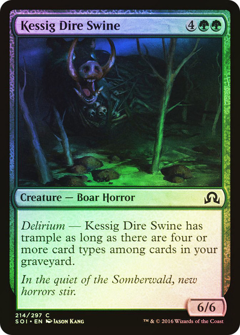 Kessig Dire Swine\nShadows over Innistrad\nSingle\nMagic The Gathering
