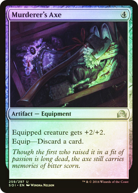 Murderer's Axe\nShadows over Innistrad\nSingle\nMagic The Gathering