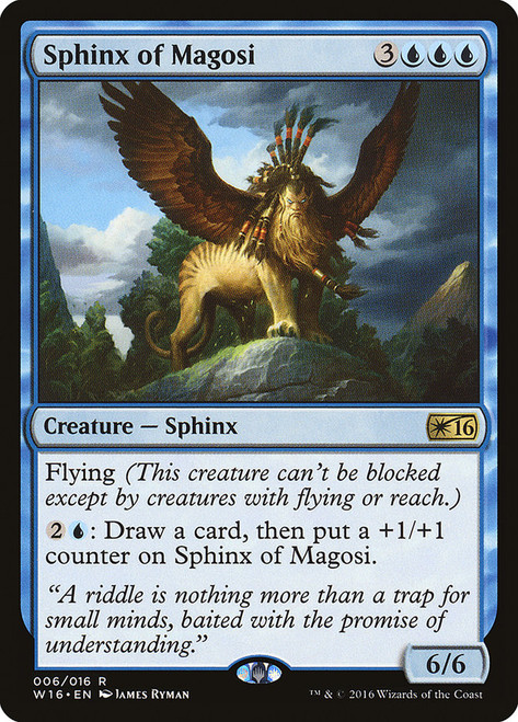 Sphinx of Magosi\nWelcome Deck 2016\nSingle\nMagic The Gathering