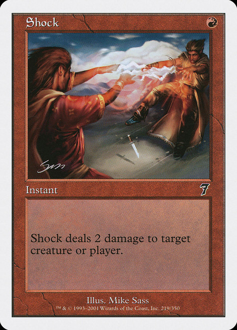 Shock\n7th Edition\nSingle\nMagic The Gathering