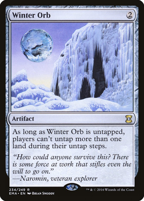 Winter Orb\nEternal Masters\nSingle\nMagic The Gathering