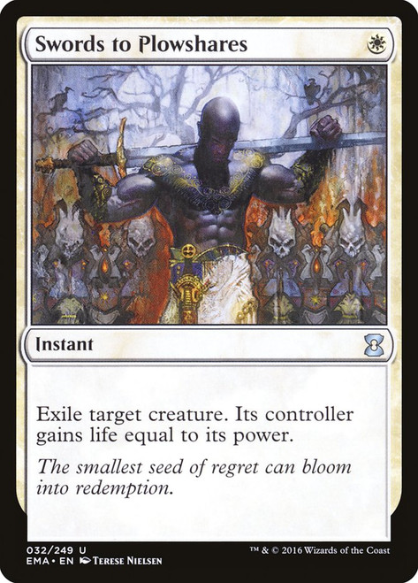 Swords to Plowshares\nEternal Masters\nSingle\nMagic The Gathering