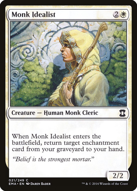 Monk Idealist\nEternal Masters\nSingle\nMagic The Gathering