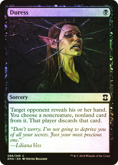 Duress\nEternal Masters\nSingle\nMagic The Gathering