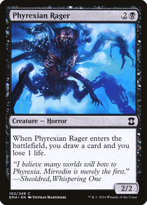 Phyrexian Rager\nEternal Masters\nSingle\nMagic The Gathering