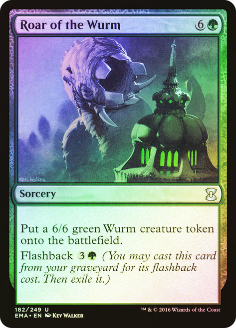 ワームの咆哮/Roar of the Wurm Foil 英語 3枚 MTG Roar of the Wurm | Eternal Masters | Star City Games