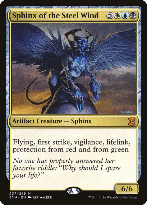 Sphinx of the Steel Wind\nEternal Masters\nSingle\nMagic The Gathering