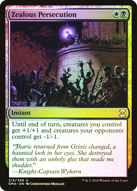 Zealous Persecution\nEternal Masters\nSingle\nMagic The Gathering