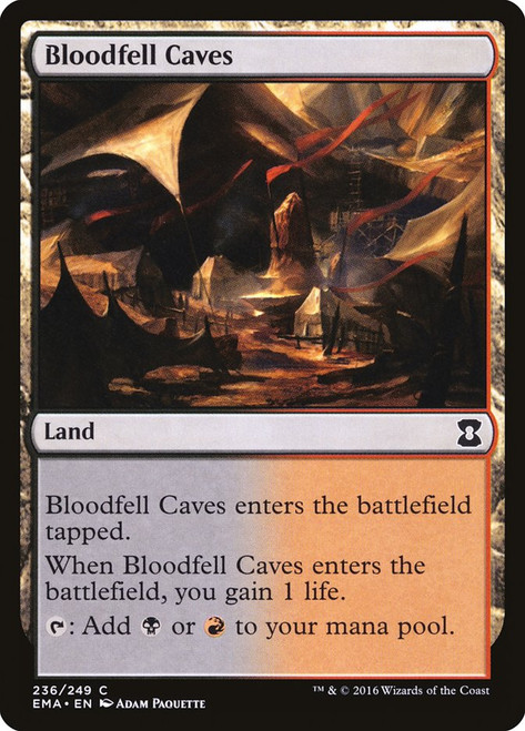 Bloodfell Caves\nEternal Masters\nSingle\nMagic The Gathering